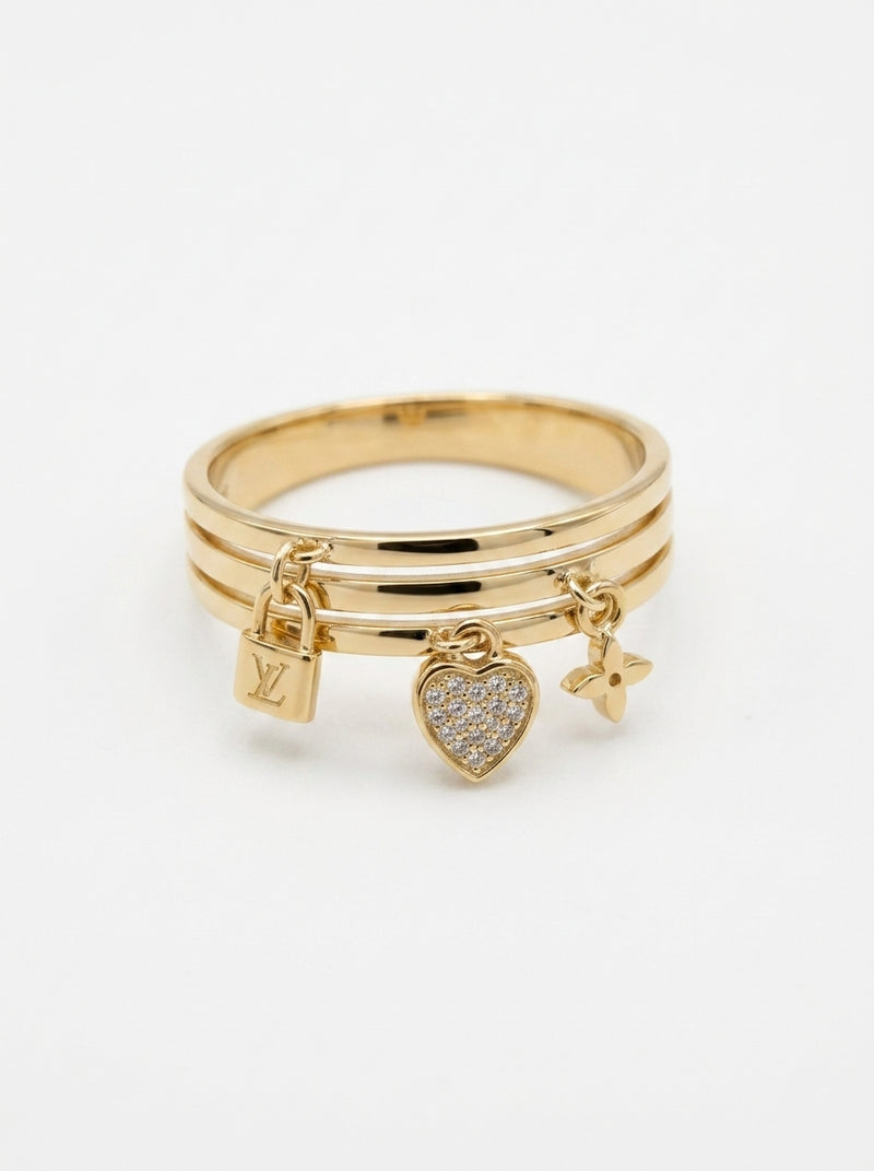 Anillo de oro 14k tipo de diseñador Mod 5779