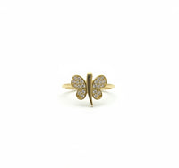 Anillo de mariposa en oro 10k