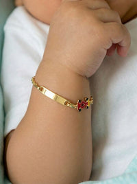 Esclava de carrito de oro 14k Kids