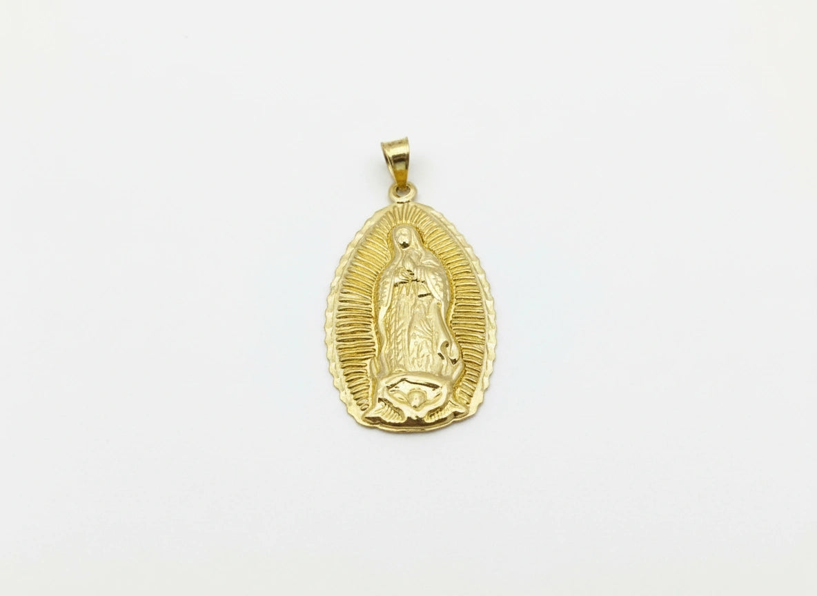 Medalla de la virgen de oro 14k Mod. 4530