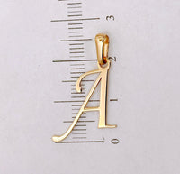 Dije de oro 14k inicial letra A Mod LM5222