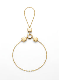 Pulsera de oro 14k diseño vinculado Mod 5646- 18 cm