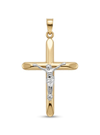 Crucifijo de oro 14k Mod LM5371 - 3 cm