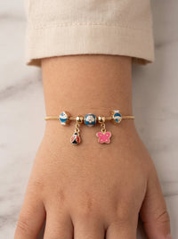 Pulsera de oro 14k tipo diseñador Mod 5622 - 14cm con ajustador