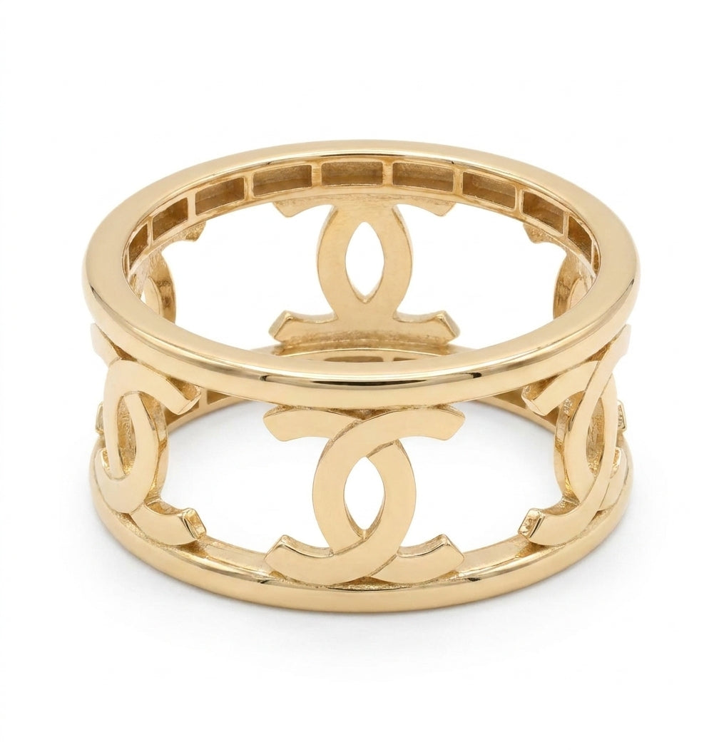 Anillo de oro 14k tipo diseñador  Mod 5767 - 1 cm