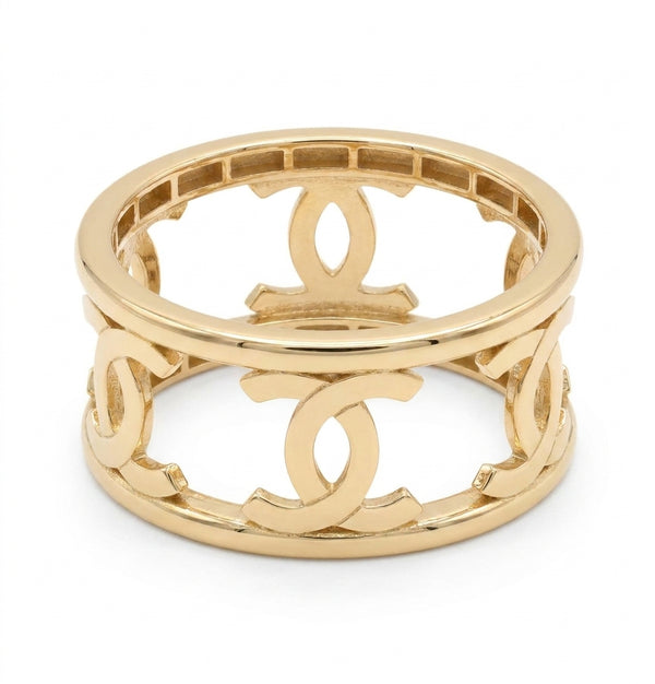 Anillo de oro 14k tipo diseñador  Mod 5766 - 1 cm