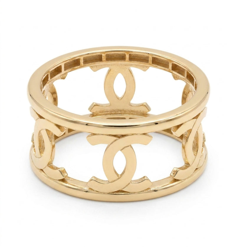 Anillo de oro 14k tipo diseñador  Mod 5766 - 1 cm