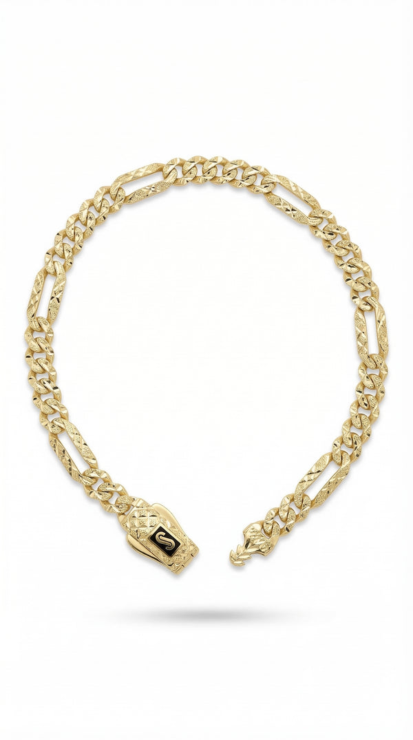 Pulsera de oro 14k de Monaco Chain flex look - 18 cm Mod LM5001