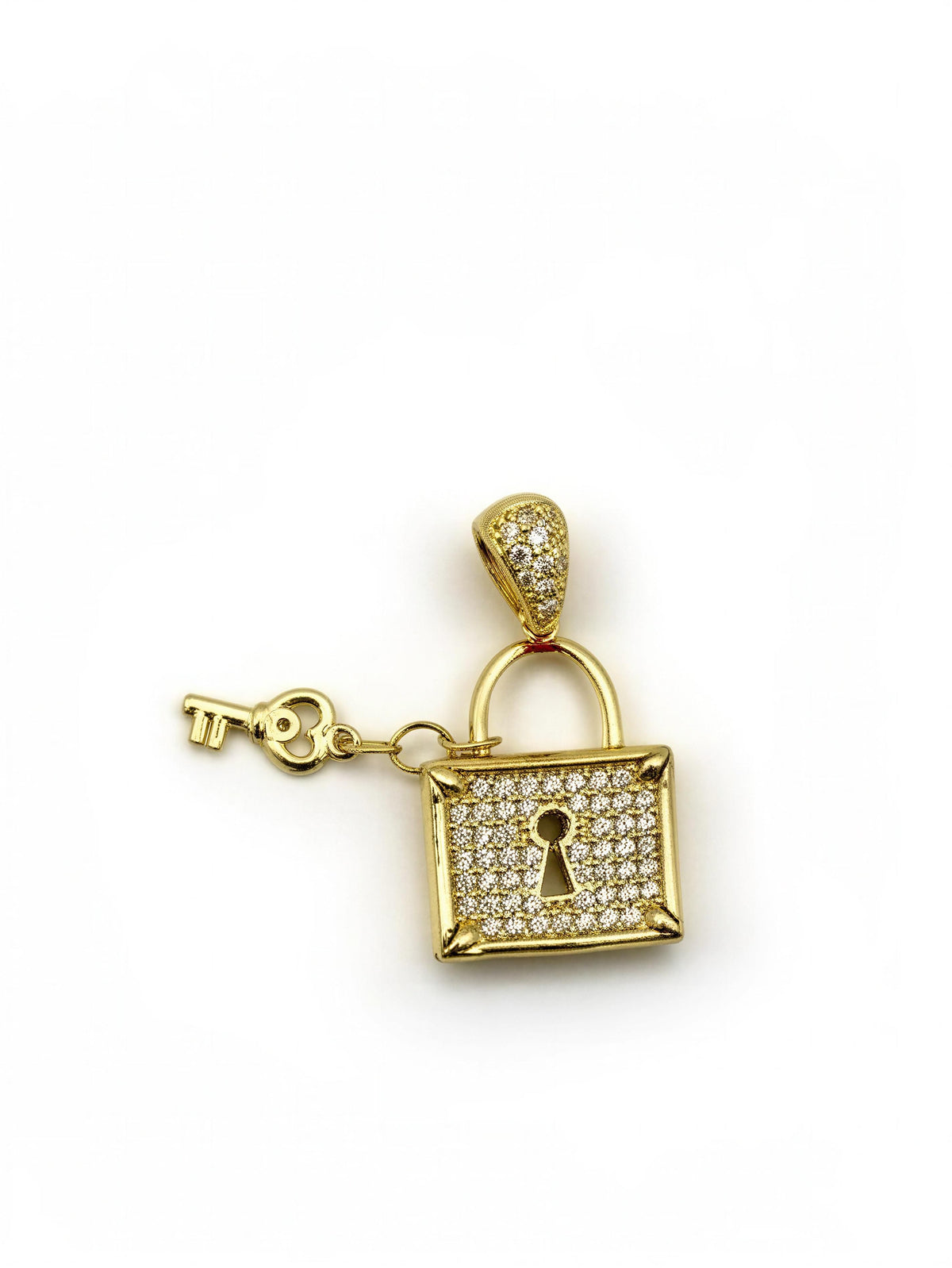 Dije de candado de oro 14k Mod. 5035