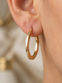 Arracadas de oro 14k tipo diseñador Mod 5539