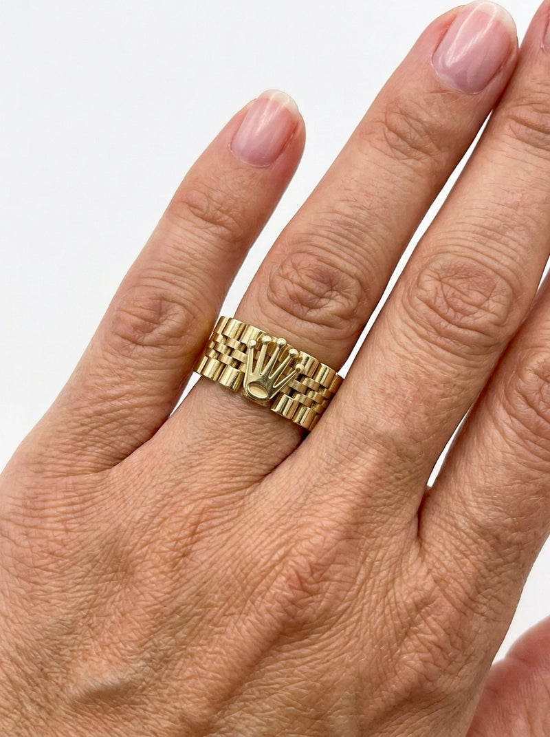 Anillo de oro 14k tipo diseñador Mod 5838