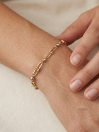 Pulsera de oro florentino 10k diseño de diseñador Mod 5564 18 cm