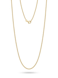 Cadena de oro 14k diseño de bolitas Mod LM5409 - 45 cm x 1 mm