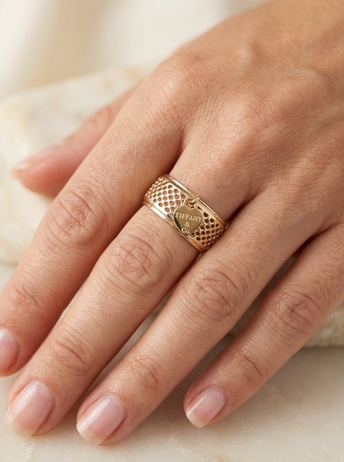 Anillo de oro 14k tipo diseñador Mod 5770