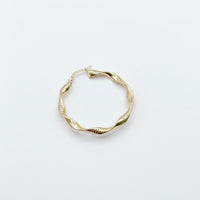 Arracadas torsal de oro 14k Mod. 493534