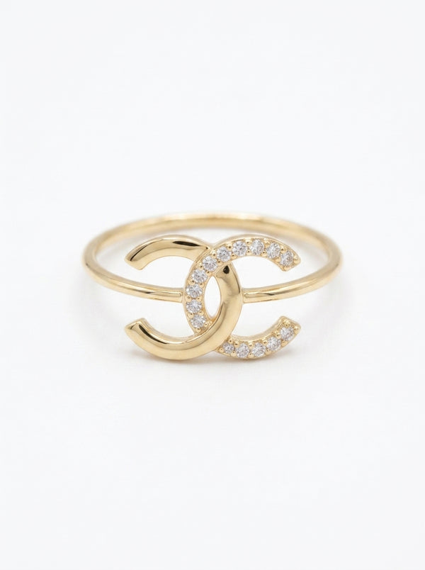 Anillo de oro 14k tipo diseñador Mod 5688