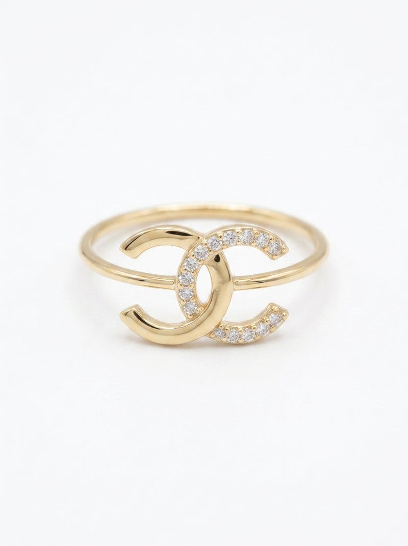 Anillo de oro 14k tipo diseñador Mod 5688