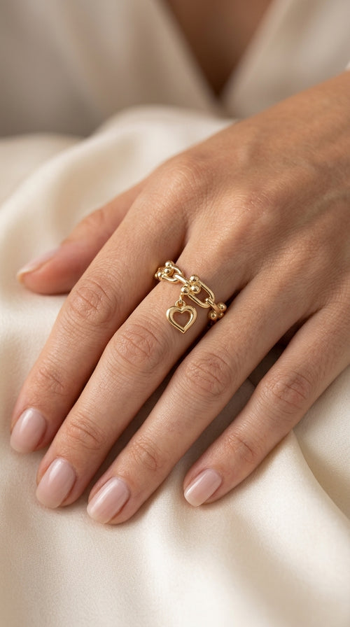 Anillo de oro 14k tipo diseñador Mod. LM5099