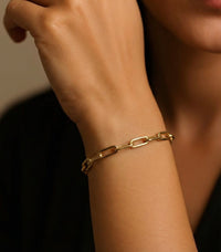 Aro de clip de oro 10k - 18 cm