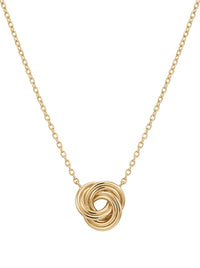 Gargantilla de oro 14k diseños de nudo infinito Mod 5835 - 45 cm