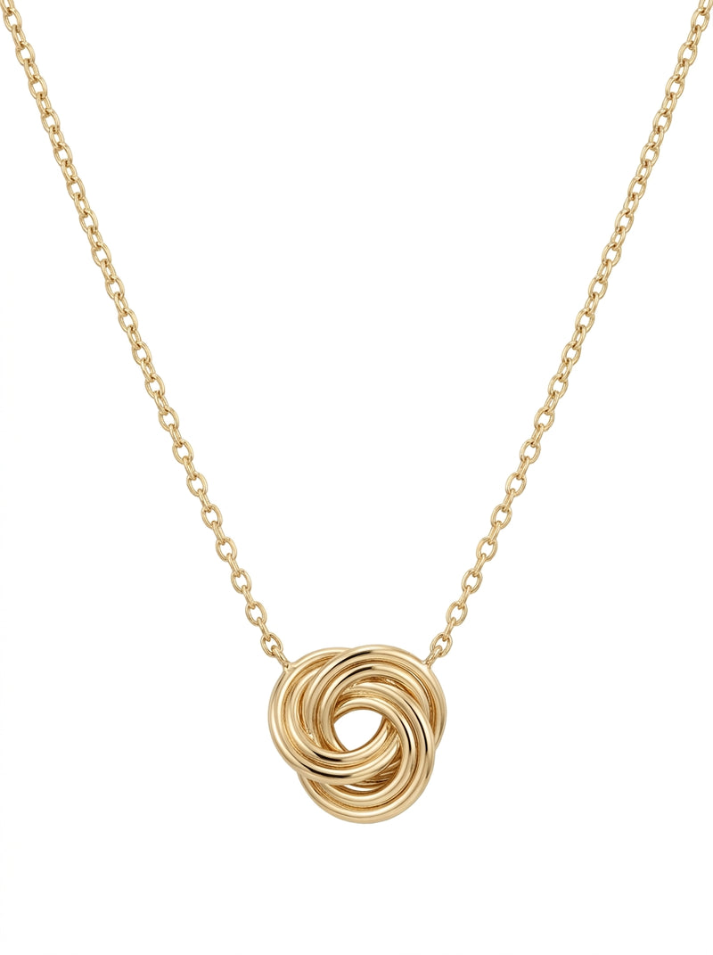 Gargantilla de oro 14k diseños de nudo infinito Mod 5835 - 45 cm