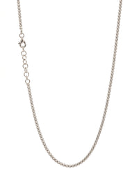 Gargantilla de oro blanco 14k diseño de bolitas diamantadas Mod 5836