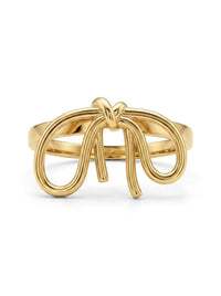 Anillo de oro 14k diseño de moño Mod LM5271