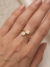 Anillo de oro 14k tipo diseñador Mod 5765
