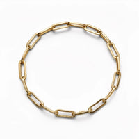 Aro de clip de oro 10k - 18 cm