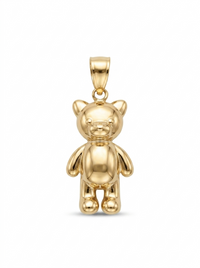 Dije de oro 14k diseño de oso Mod 5503 - 2 cm