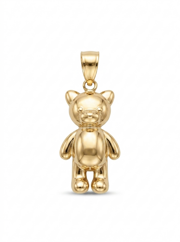 Dije de oro 14k diseño de oso Mod 5503 - 2 cm