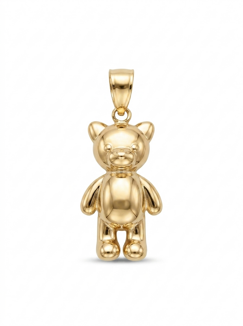 Dije de oro 14k diseño de oso Mod 5503 - 2 cm