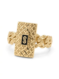 Anillo de oro 14k Mónaco Chain Classic flex  mod 5893