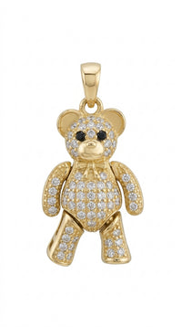 Dije de oso de oro 14k Mod LM5052- 2.5 cm