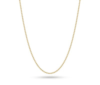 Cadena de oro 14k diseño de bolitas Mod LM5409 - 45 cm x 1 mm