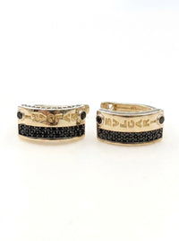 Aretes de oro 14k inspirado en diseñador Mod 5795
