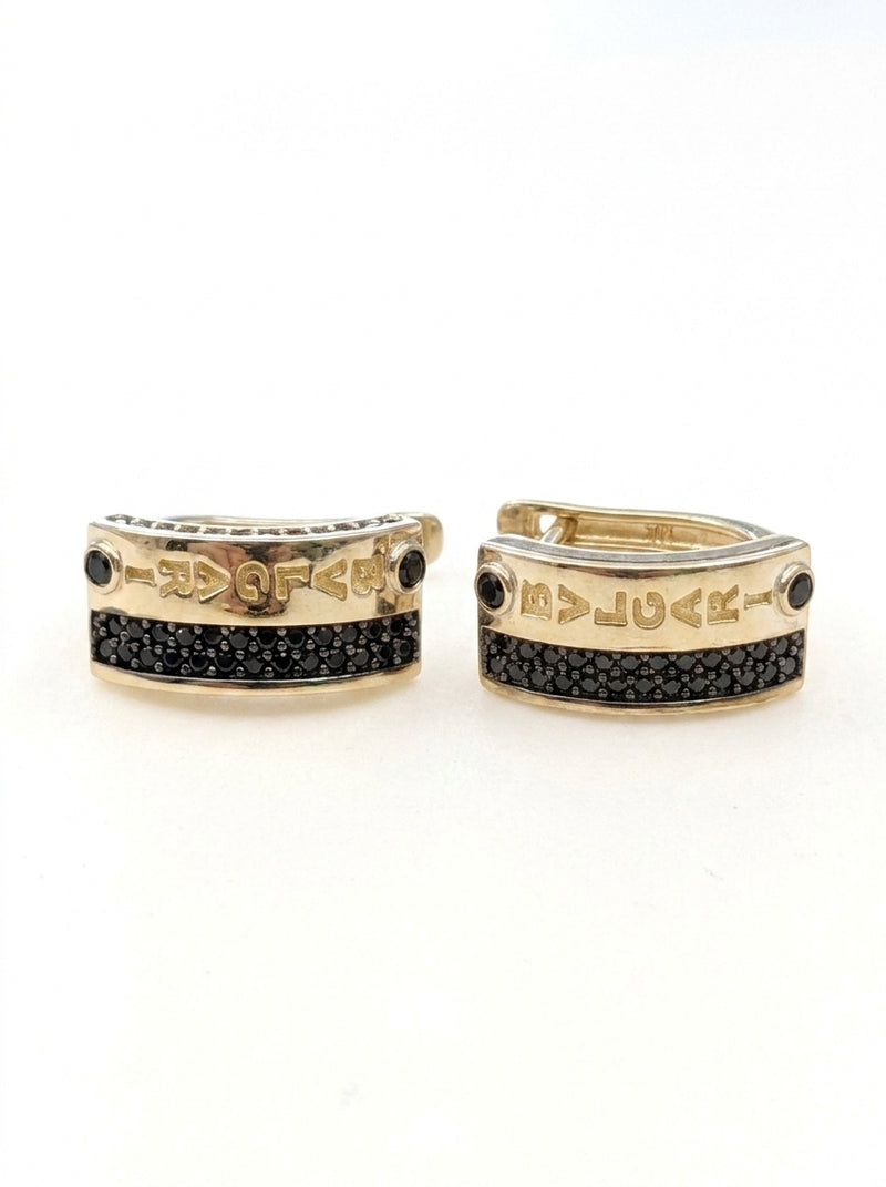Aretes de oro 14k inspirado en diseñador Mod 5795