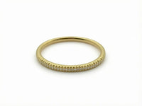 Media churumbela delgada de oro 14k con circonias Mod LM5115
