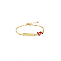 Esclava de carrito de oro 14k Kids