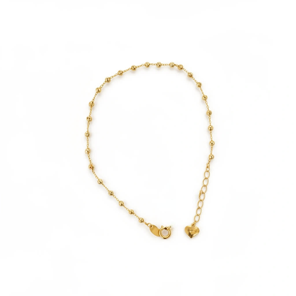 Pulsera de oro amarillo 10k tipo Viviana Mod.  B3121 - 18 cm