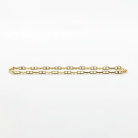 Cadenas de eslabones rectangulares alargados de oro 10k Mod. 10131011