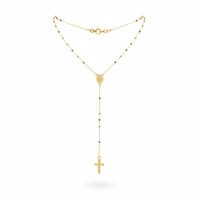Rosario de oro florentino 14k 45 cm 1 mm