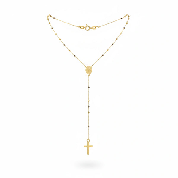 Rosario de oro florentino 14k 45 cm 1 mm