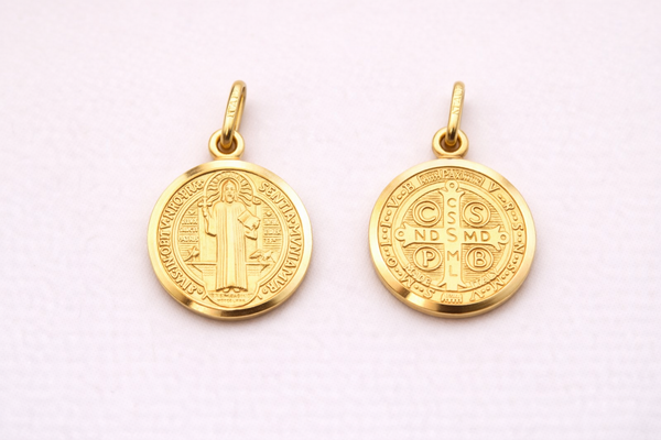 Medalla de San Benito de oro 10k Mod. 253707489009.3