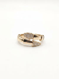 Anillo de oro 10k diseño viper tipo diseñador mod 5948