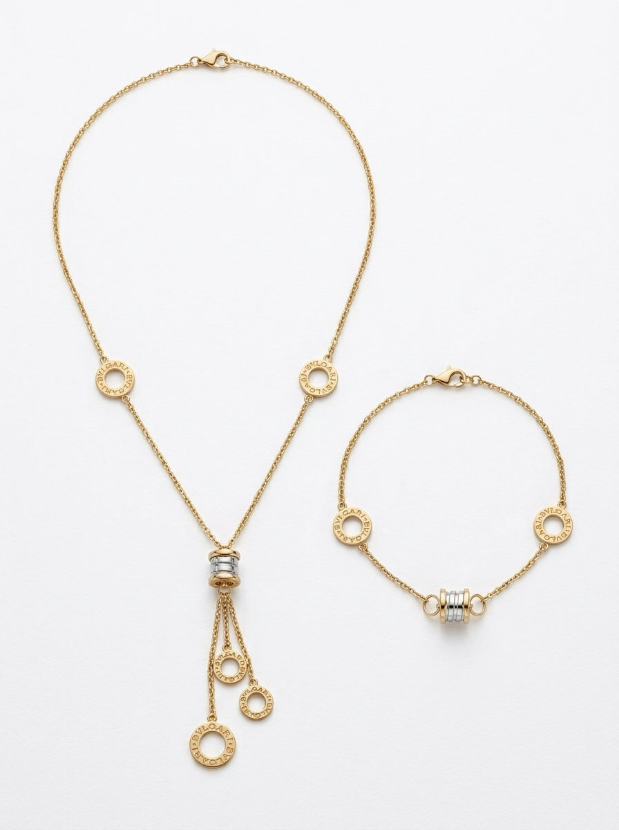Set de oro 14k tipo diseñador Mod 5939