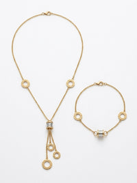 Set de oro 14k tipo diseñador Mod 5939