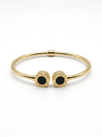 Brazalete 14k tipo diseñador mod 5719 - 18 cm