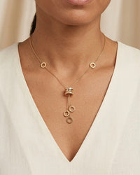 Gargantilla de oro 14k tipo diseñador Mod 5685 - 45 cm
