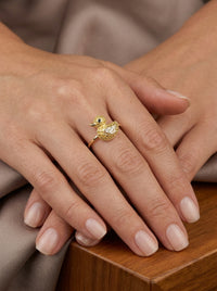 Anillo de oro 14k diseño de patito Mod LM5275